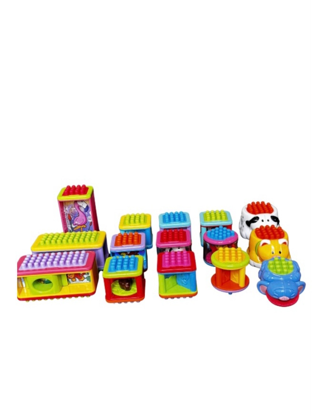 Fisher-Price Bristle Peek A Boo Blocks